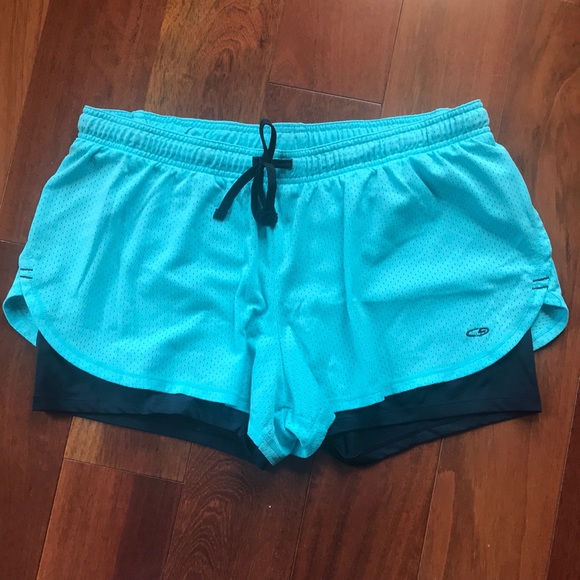 champion plus size running shorts